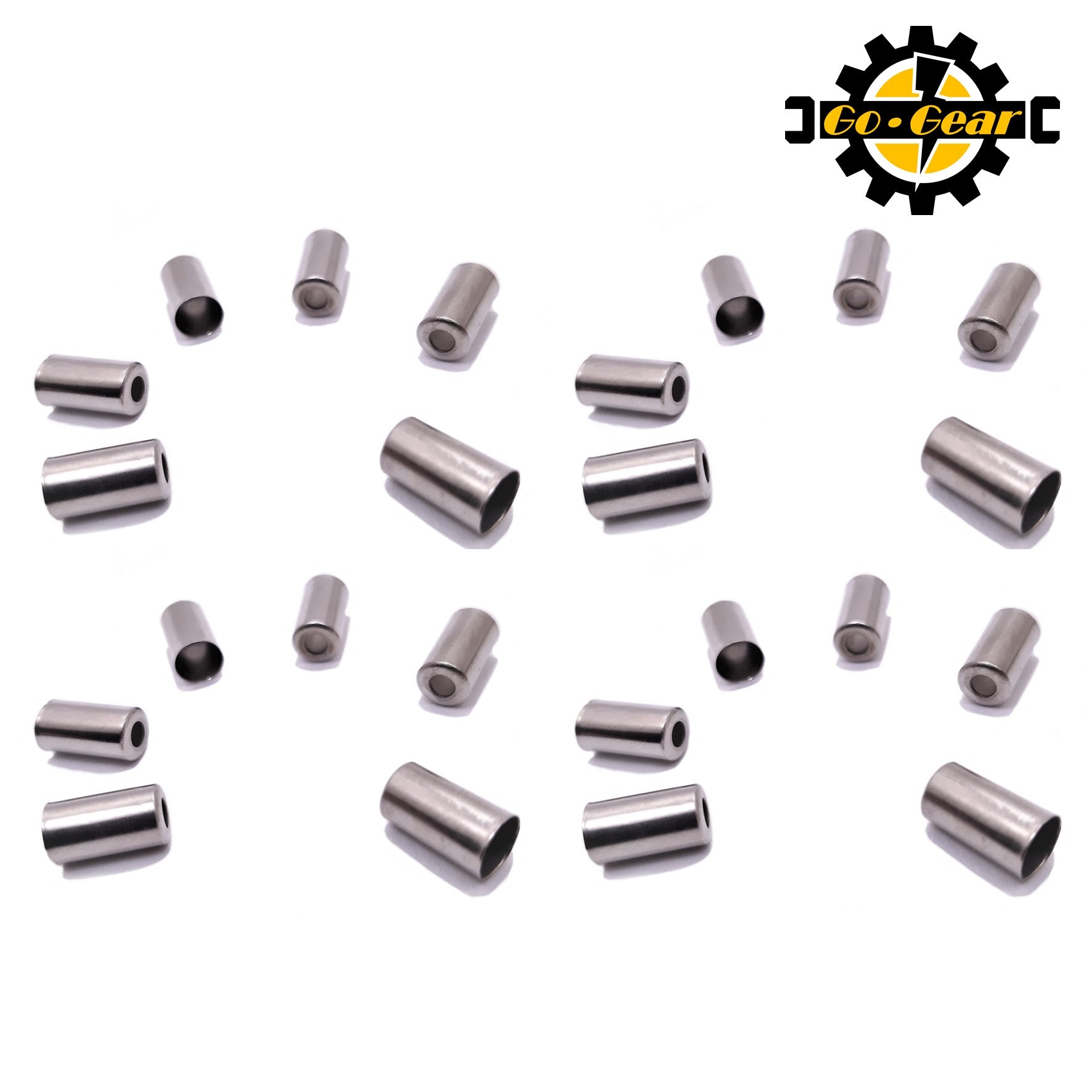 5mm Alloy Brake Ferrules (x24 Pieces) Silver