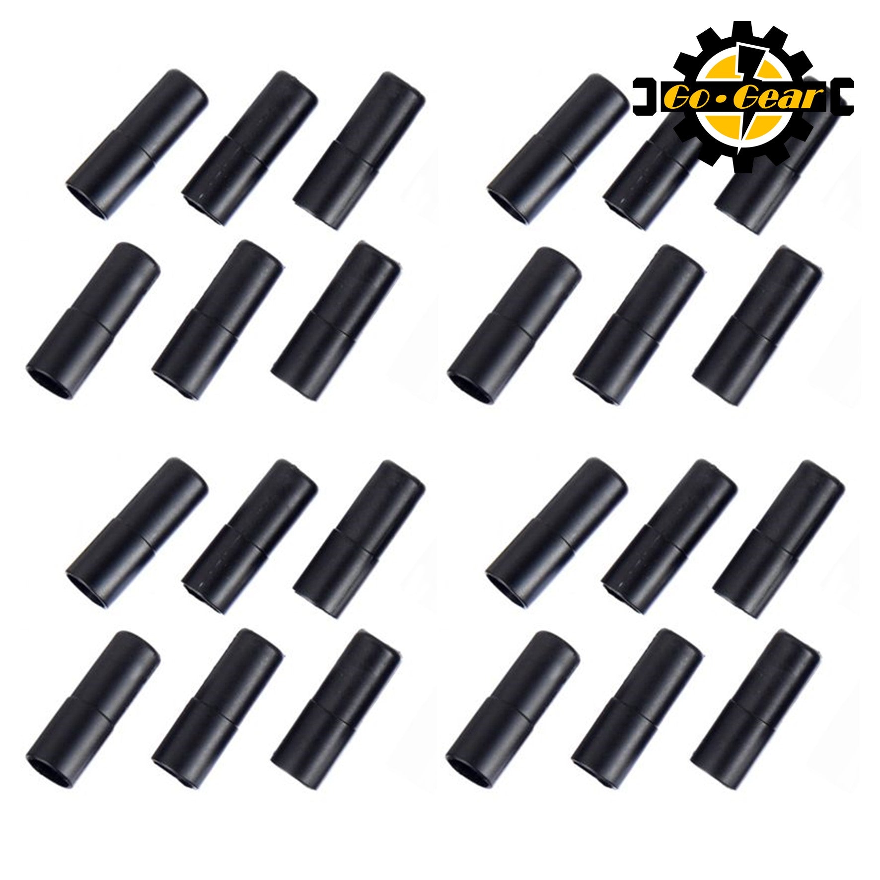 5mm Plastic Brake Ferrules (x24 Pieces) Black